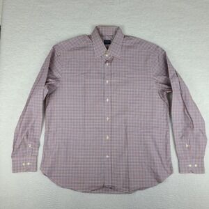 Culturata Shirt Mens 2XL XXL 18.5 46 Blue Red Brown Tailored Fit Dress Button Up